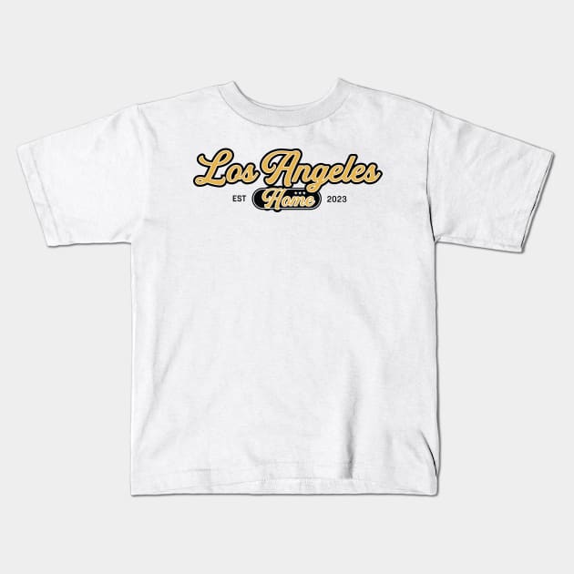 Los Angeles home Kids T-Shirt by Thangprinting